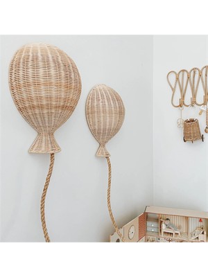 Zoa Collection Rattan Küçük Boy Balon Duvar Dekoru