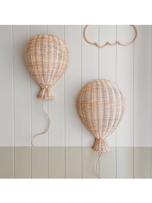 Zoa Collection 2'li Rattan Balon