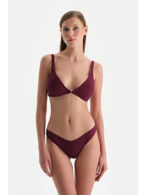 Dagi Kadın Brazilian Bikini Altı – Bordo, Yumuşak Dokulu, Rahat Kesim, Kaliteli Kumaş, 2024 Yaz Plaj Modası