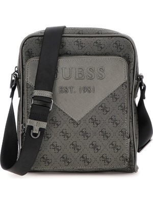 Guess Gri Erkek Postacı Çantası Mılano Compact Backp Xbdy-Frt Pckt