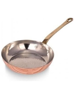 Turna Bakır Şahika Tava 1 No 14 cm Sadece Taban El Dövme Kırmızı TURNA7564-1