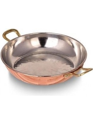 Turna Bakır Çelebi Tava 4 No 20 cm El Dövme Kırmızı TURNA7574-1