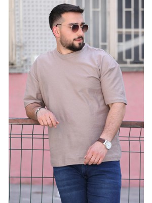 Julude Vizon Bisiklet Yaka Likralı Erkek Tişört P-00010251