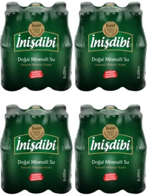 Freşa İnişdibi Doğal Maden Suyu 200 ml 24 Adet Ferahlatıcı ve Canlandırıcı Özellikte
