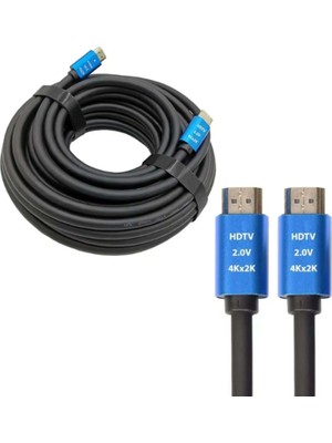 Alfalink Al-Hd4 HDMI To HDMI Metal Altın Uç V2.0 4K HDMI Kablo (4096*2160)