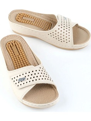 Gezer Kaflaslar Cırtlı Slikon Iç Kısımlar Dolgu Taban Ortopedik Anne Terliği