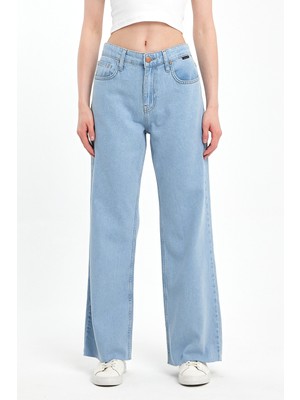 VICTORIA 010 Wide Leg Fit Denim Pantolon 0915