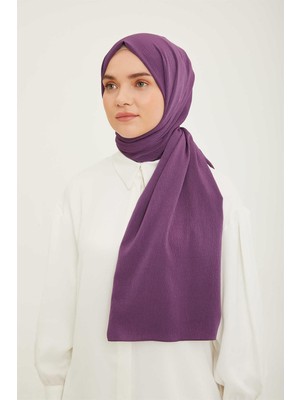 Armine Trend Mor Kırınkıl Şal  - 11