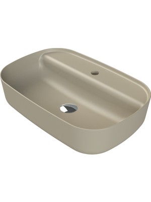 Turkuaz Seramik Mat Kapuçino Aqua 60 cm Lavabo