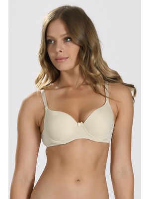 NBB Kadın Dolgusuz Desteksiz Beyaz Sütyen 3505