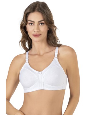 NBB Kadın Penye Toparlayıcı Sütyen Beyaz | 351 Nefes Alabilir Kumaş ve Konforlu Tasarım