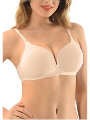 NBB Kadın Desteksiz Üçgen Kaplı Sütyen Ten Rengi