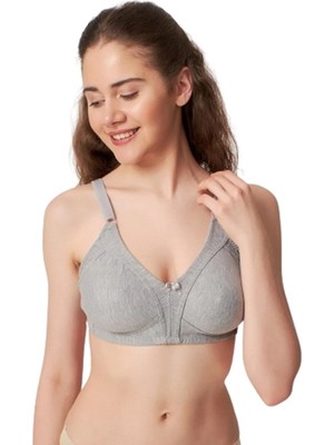 NBB 2 Li Ekonomik Paket % 100 Pamuk Penye Toparlayıcı Sütyen NBR351