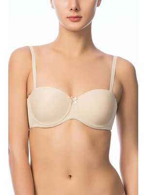 NBB Ten Rengi Straplez Microfiber Desteksiz Sütyen 3510