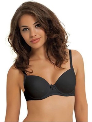 NBB Kadın Siyah Mikro Kaplı Destekli Sütyen 3525