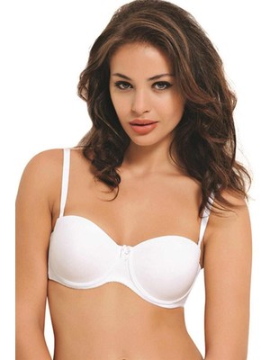 NBB Kadın Siyah Dolgulu Straplez Sütyen