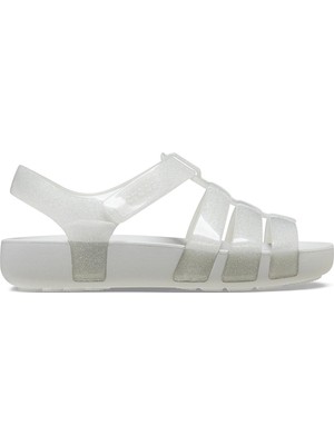 Crocs Isabella Glitter Sandal K Çocuk Terlik 209836-0IC Silver Glitter