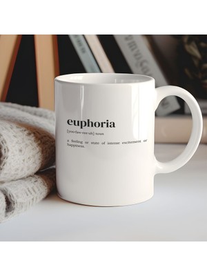 Bexdore Euphoria Tanımı Kupa, Kahve Kupa, Coşku Duygusu, Komik Hediye Ingilizce Kupa