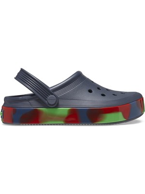 Crocs Off Court Glow Band Clog K Çocuk Terlik 209715-4NW Storm/multi