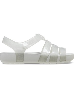 Crocs Isabella Glitter Sandal K Çocuk Terlik 209836-0IC Silver Glitter