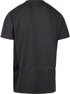 Trespass Erkek Garvey - Male Dlx T-Shırt Dark Grey Marl T-Shırt MATOTSTR0079-DGM