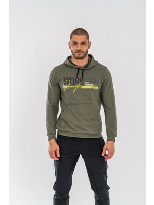 Combat Tactical Sweatshırt Kapşonlu - 904 - B06 - Haki