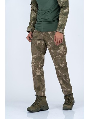 Combat Tactical Pantolon Komando Softshell Kamuflaj - 508