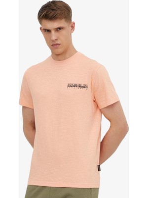 Napapijri S-Martre Erkek Pembe T-Shirt NP0A4HQBP1I1