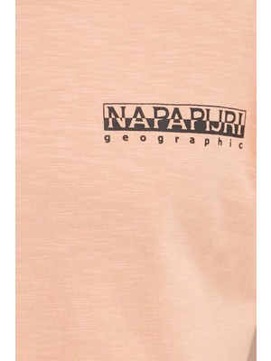 Napapijri S-Martre Erkek Pembe T-Shirt NP0A4HQBP1I1