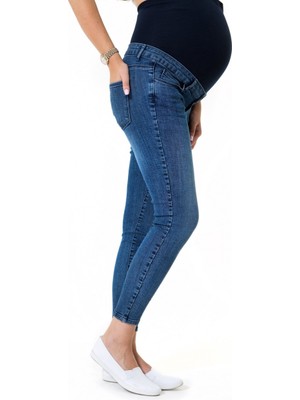 Accoucheee Skinny Hamilelik, Emzirme ve Sonrası Denim Jean Pantolon