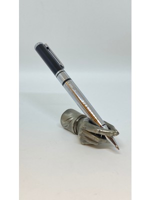Divitpen Sılver Black Tükenmez Kalem Sılver