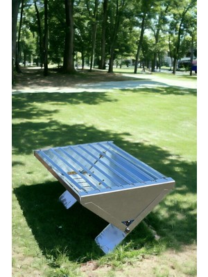 Risingmaber Izgaralı Portatif Mangal Katlanabilir Mangal (Taşıma Çantası ve Eldiven)