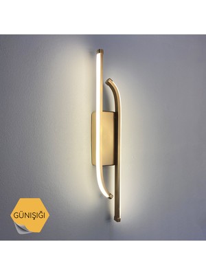 Asva Design Gold Laura Modern Günışığı Ledli Aplik