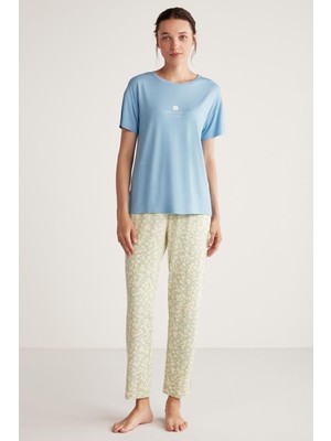 Catherine's Çiçek Desenli Pijama Takımı