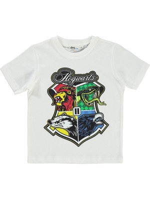 Harry Potter Erkek Çocuk Tişört 2-5 Yaş Ekru