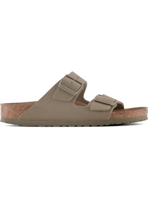 Birkenstock Haki Kadın Kanvas Terlik Arızona