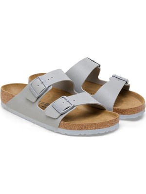 Birkenstock Gri Erkek Birko-Flor Terlik 1026454 Arızona