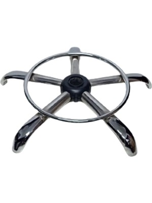 Kamusal Market Kendinden Çemberli Tabure Ayağı Kromaj Kaplı Yıldız Ayak