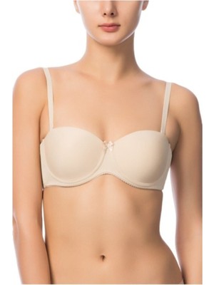 NBB Kadın Bej Desteksiz Straplez Sütyen 3510