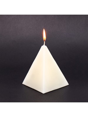 Missi Dekoraitf Ekru Piramit Mum