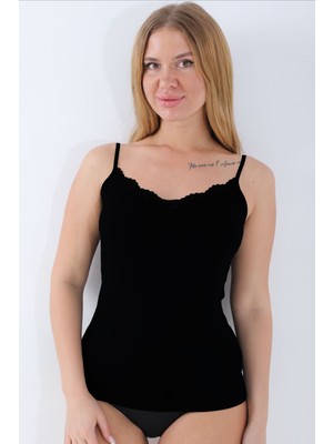 Mrr Majestic Kadın Atlet Tekli Paket %95 Pamuk %5 Likra