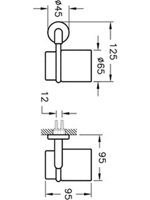 VitrA Minimax Diş Fırçalığı A44780