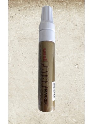 Uni Paint Marker 4.0-8.5mm Kesik Uç Boyama Markörü Gold