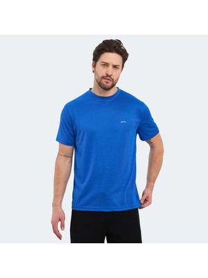 Slazenger OTAR I Erkek Tişört Saks Mavi