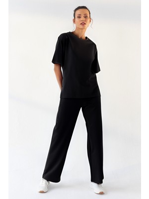 Kadın Kısa Kollu Penye Pijama Takımı