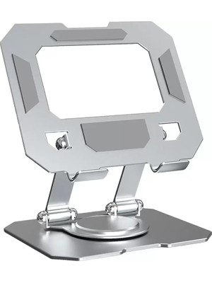 Robeve Tablet Standı 360 Derece Dönebilen Tablet Stand Katlanabilir Metal Tablet Tutucu Standı Tablet ve Telefon Tutucu Stant Tablet Tutucu Metal