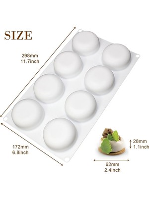 Siliko World Silikon Kek Pasta Sabun Mum ve Jöle Kalıbı