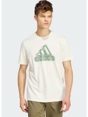 Adidas M Growth Bos T Erkek Bej T-Shirt IS2873