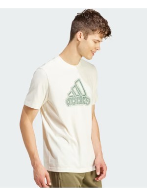 Adidas M Growth Bos T Erkek Bej T-Shirt IS2873