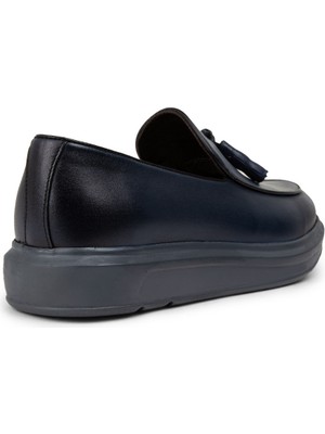 Deery  Mavi Comfort Püsküllü Erkek Loafer - 01840MMVIP04